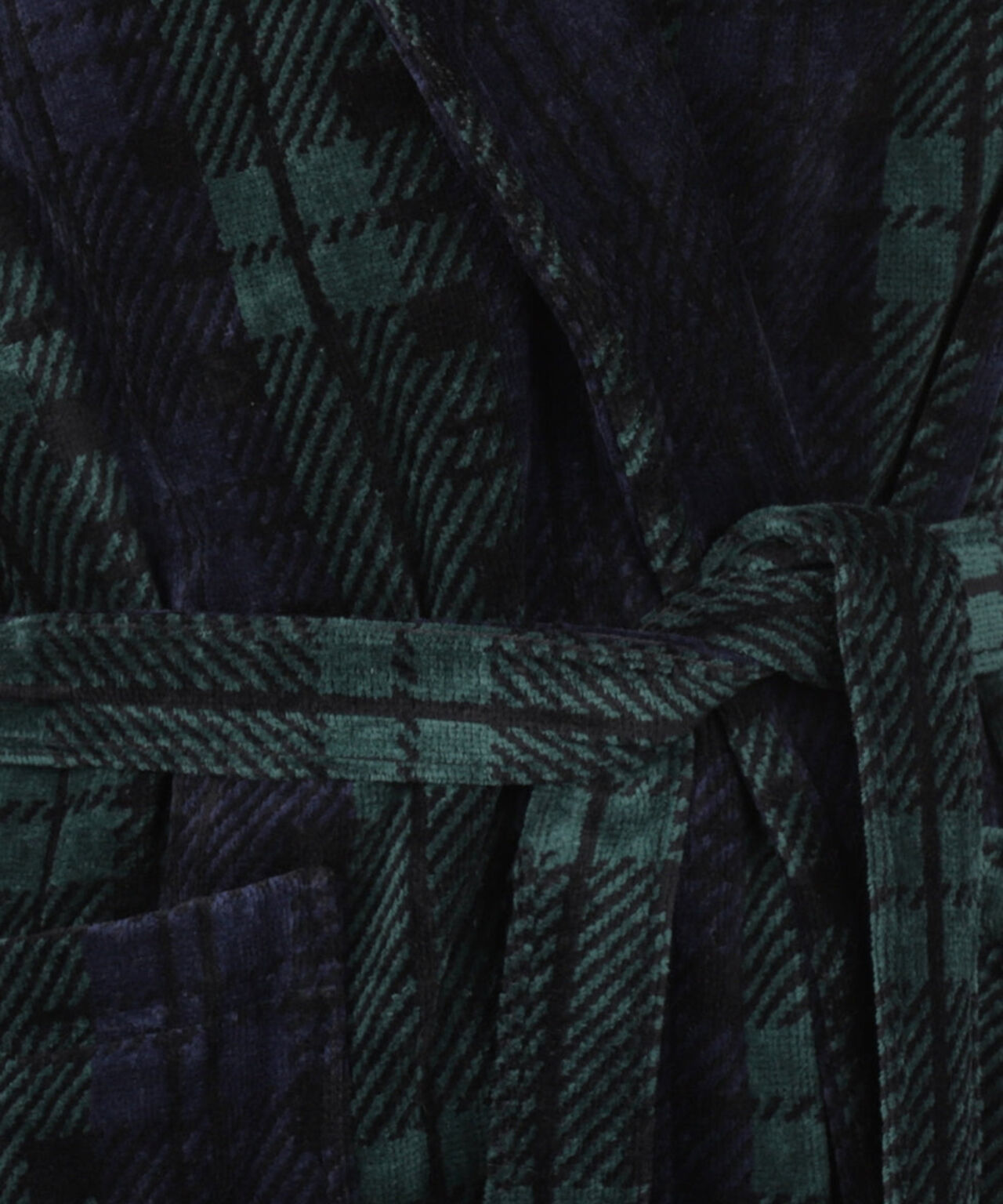 Dressing gown Velour | Blackwatch