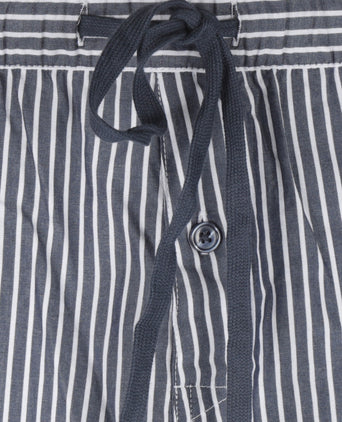 Pyjama set klassiek gestreept | Blauw