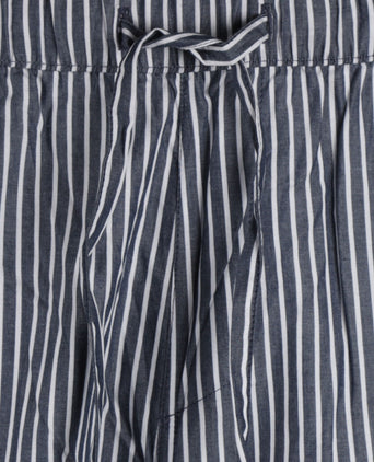 Pyjama set klassiek gestreept | Blauw