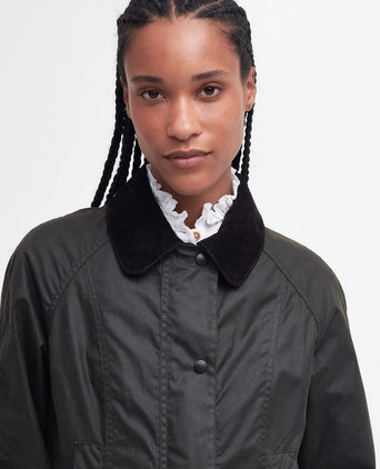 Barbour Classic Beadnell Wax Jacket Dames | Olive