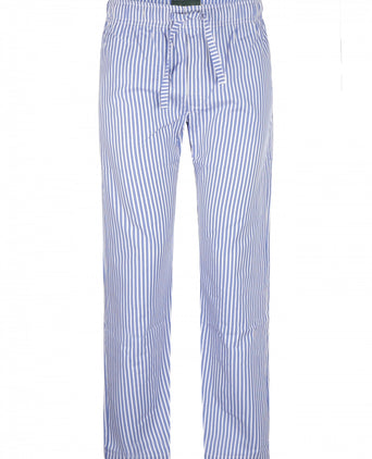 Pyjamabroek lang katoen | Blauw
