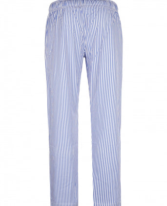 Pyjamabroek lang katoen | Blauw