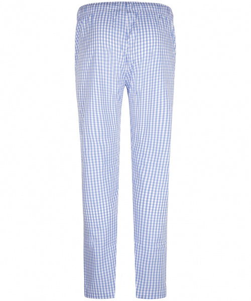 Pyjamabroek lang katoen | Blauw