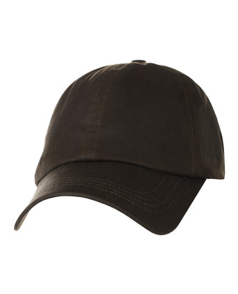 Barbour Baseball Cap Waxed | Olive