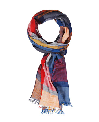 Streep Sjaal | Blauw