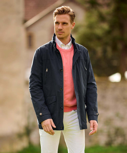 Halflange jas Renfield | Navy Blauw