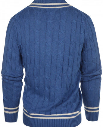 Cricket Pullover v-hals | Blauw