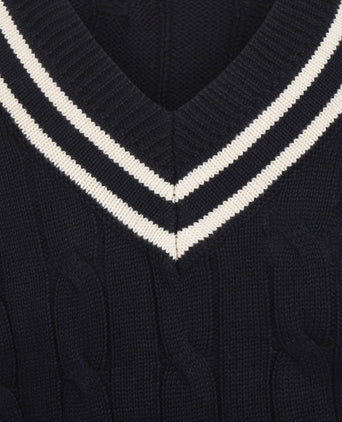 Cricket Pullover v-hals | Navy Blauw