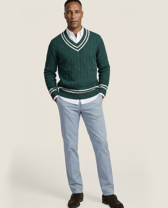 Cricket Pullover v-hals | Groen