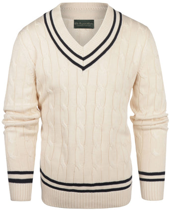 Cricket Pullover v-hals | Wit