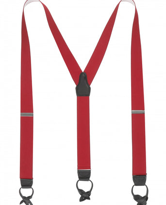 Bretels met patten | Rood