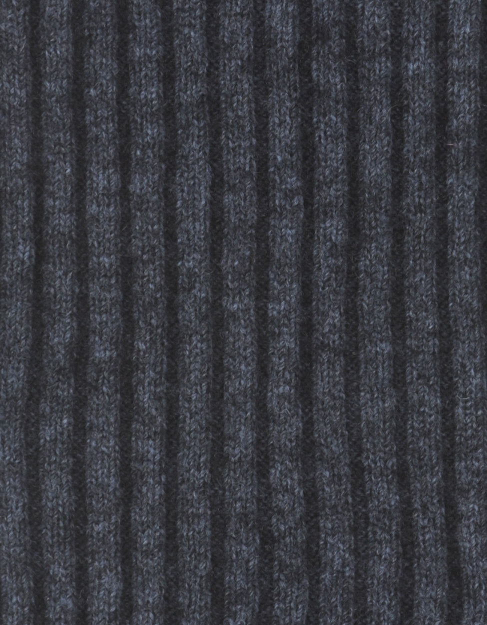 Rib scarf merino wool mix 165X16 | Blue