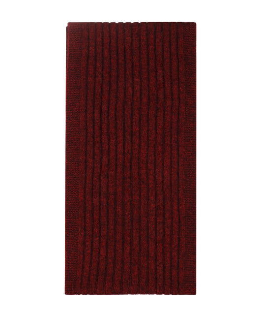 Rib Scarf 165X16 | Rood