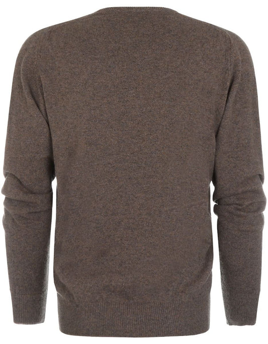 Pullover mit V-Ausschnitt aus Lammwolle *Sale* | Bark