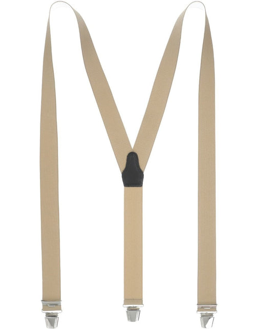 Elastische bretels met clips | Bruin