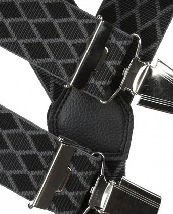 Design bretels met clips | Zwart