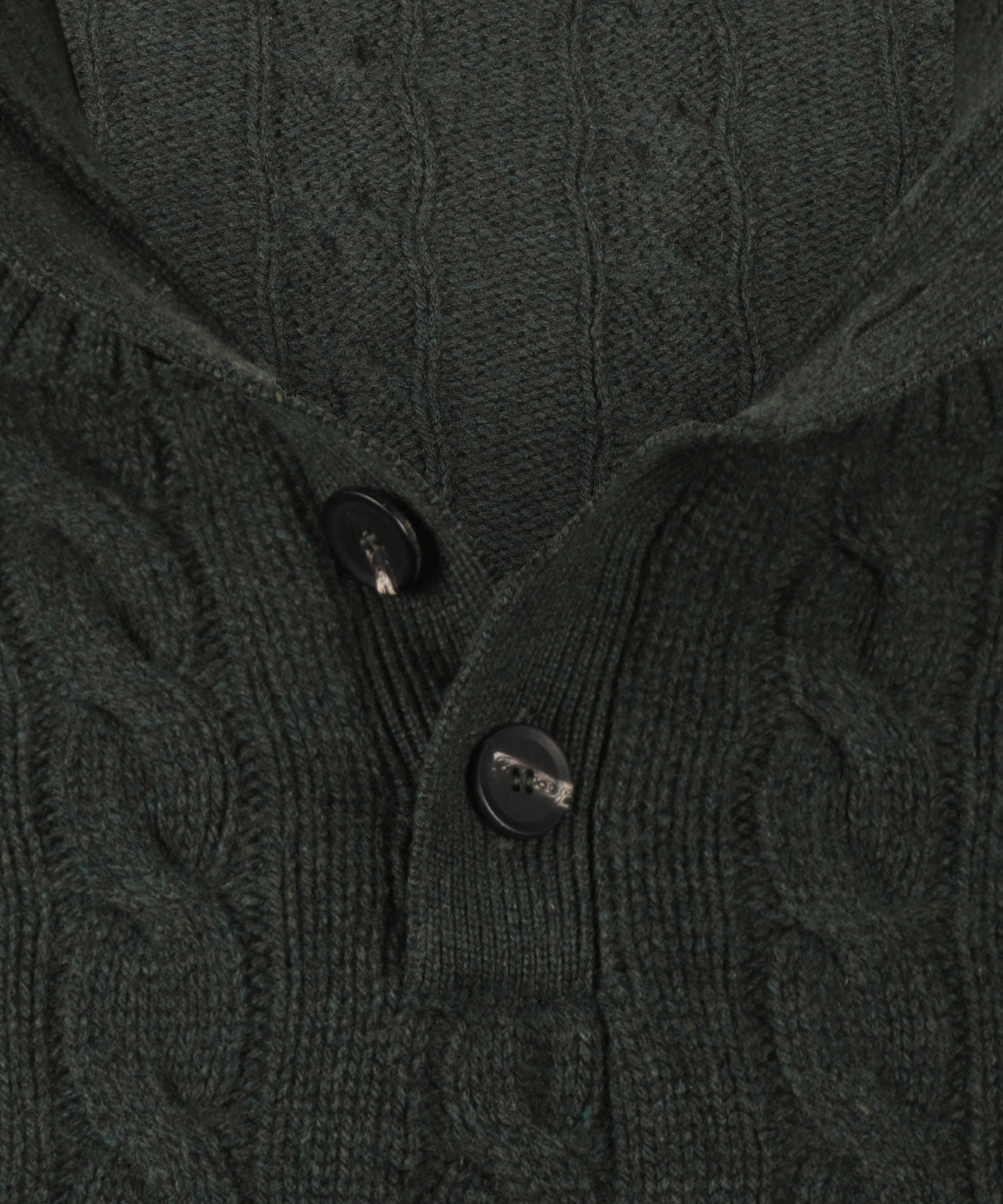 Polo Cashmere/Merino | Dark Green