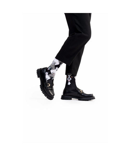 Print katoenmix heren sokken | Design