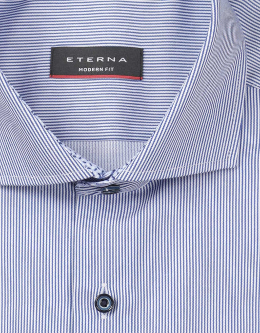 Shirt checked button down | Blue