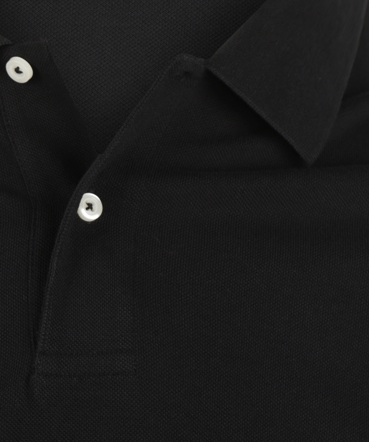 Polo pique short sleeve | Black