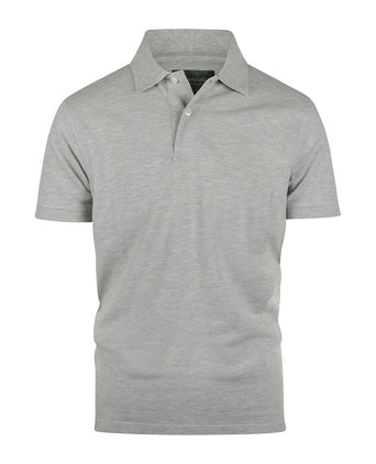 Polo piqué korte mouw | Grijs