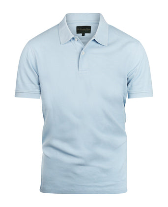 Polo piqué korte mouw | Blauw