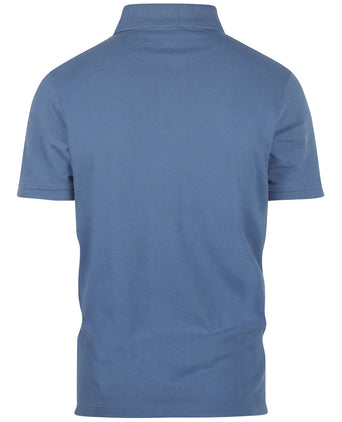 Polo piqué korte mouw | Blauw