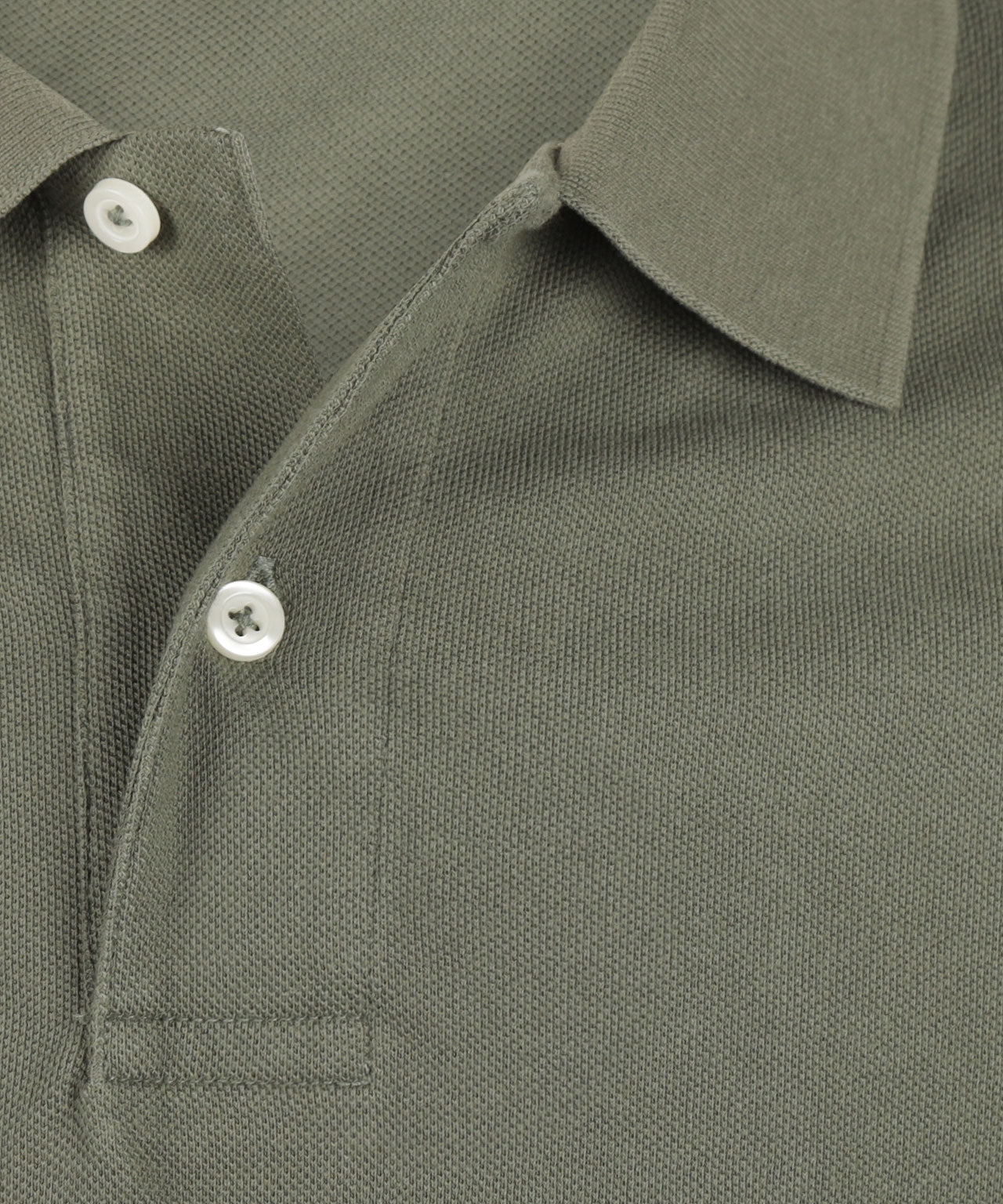 Kurzärmeliges Piqué-Poloshirt | Grün