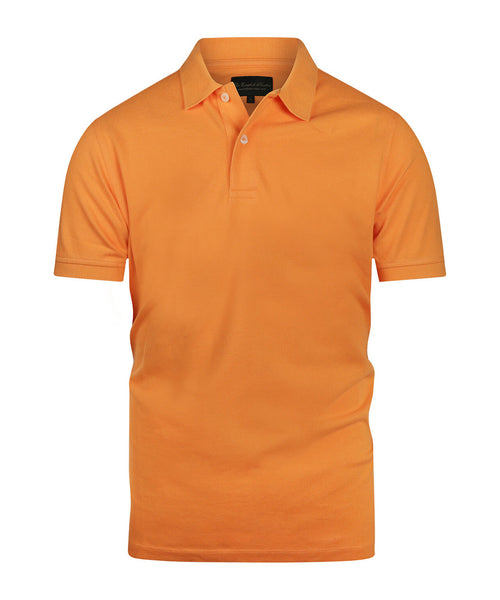 Polo piqué korte mouw | Oranje