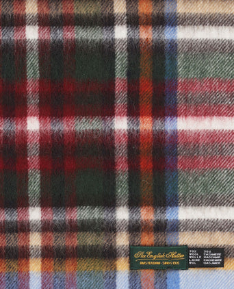 Sjaal Wol en Cashmere 30X190 | Blauw