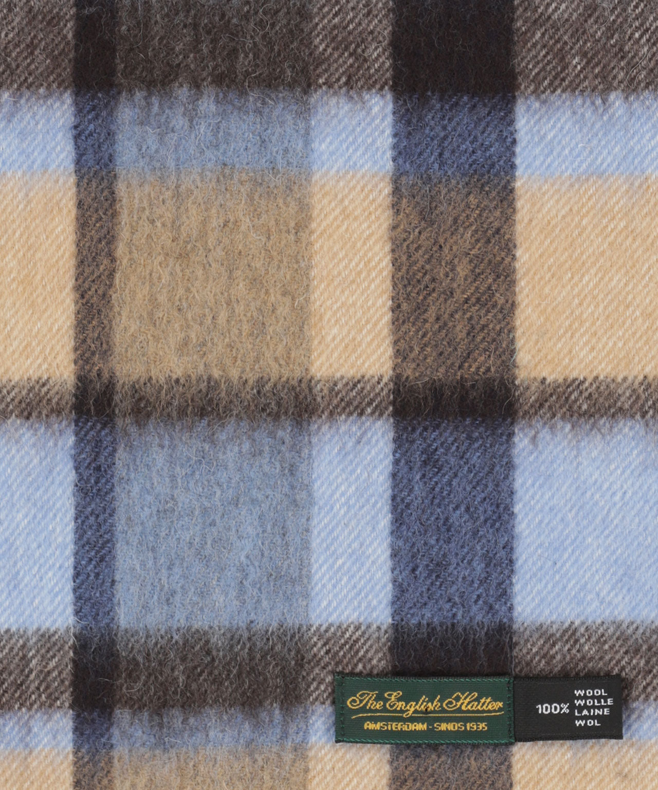 Merino Wool Scarf | Blue