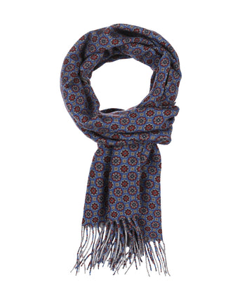Sjaal Wol 180x30 | Blauw