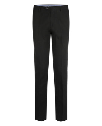 Chino Derby Linnen en Katoen | Zwart