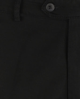 Chino Derby Linnen en Katoen | Zwart