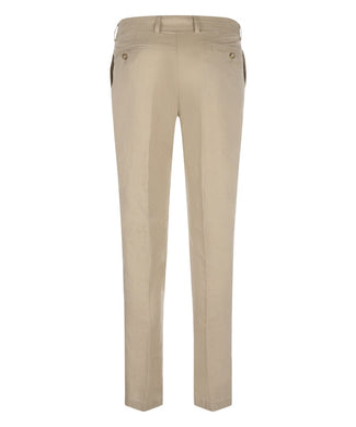 Chino Derby Linnen en Katoen | Bruin Chino Derby Linnen en Katoen | Bruin