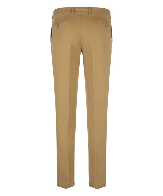 Chino Derby Linen and Cotton | Brown