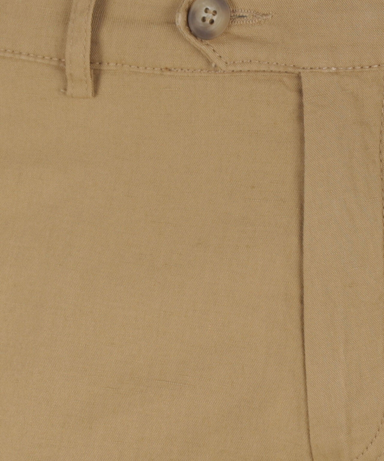 Linnen Katoen Chino Derby | Camel