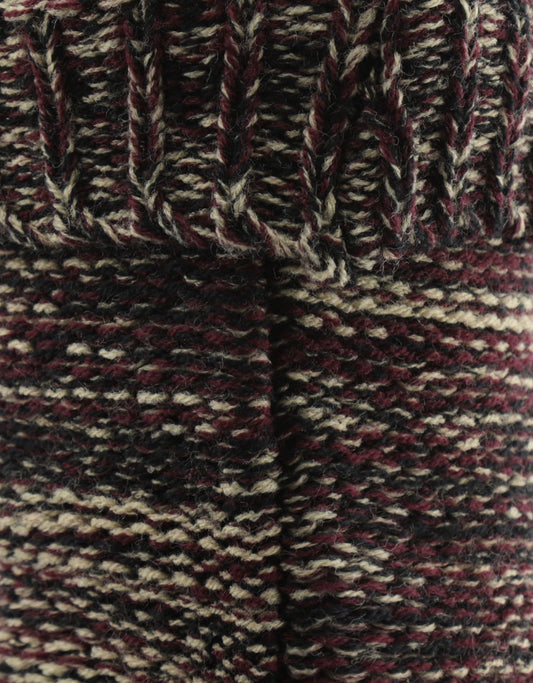 Donegal Sock | Bruin/Bordeaux melange