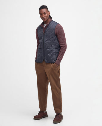 Barbour Polarquilt Zip-in Liner Bodywarmer | Navy Blauw