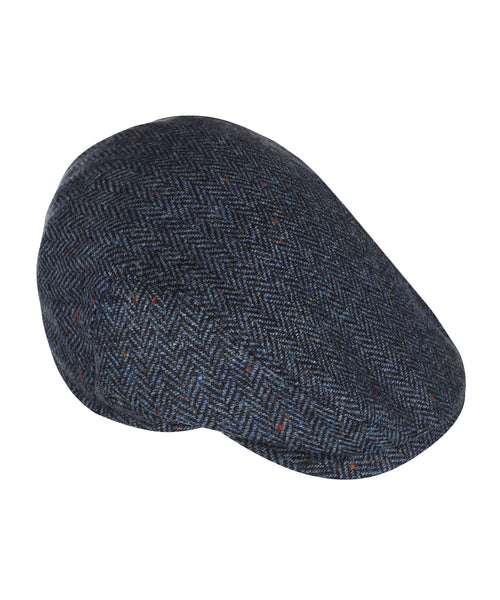Tweed Cap met Oorflappen | Blauw