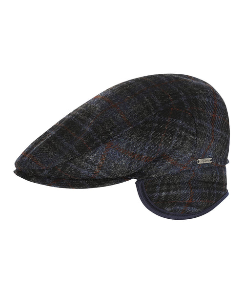 Tweed Cap met Oorflappen | Blauw