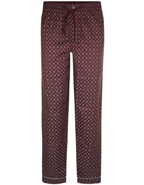 Pyjama set katoen | Bordeaux Rood
