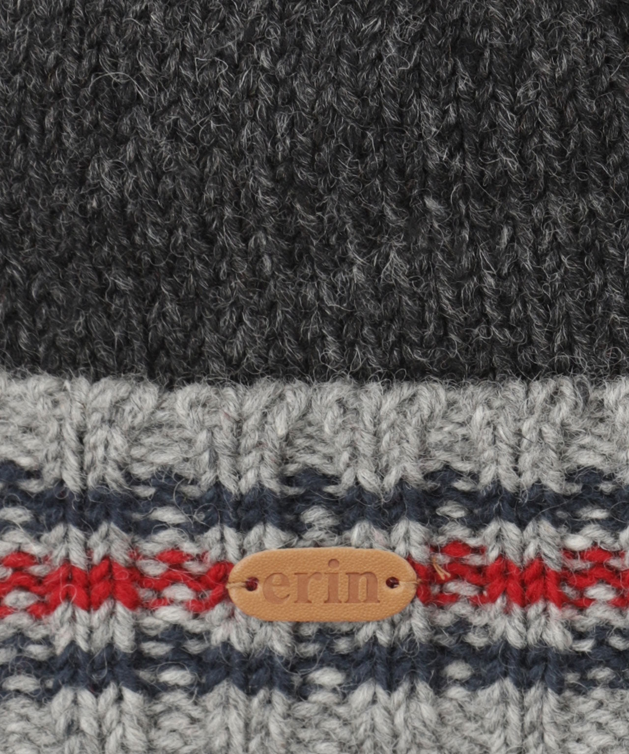 Muts Wol Fleece Lining | Charcoal Grijs