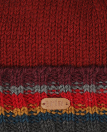 Muts Wol Fleece Lining | Rood