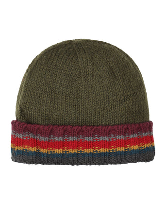 Muts Wol Fleece Lining | Groen