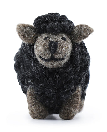 Gebreid Schaap Klein | Antraciet Grijs