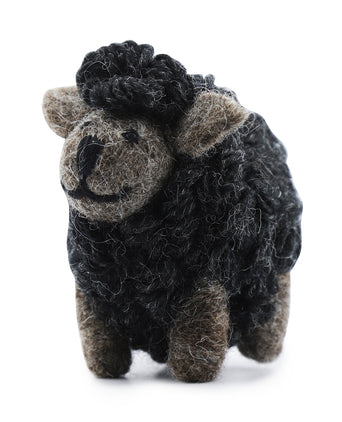 Gebreid Schaap Klein | Antraciet Grijs