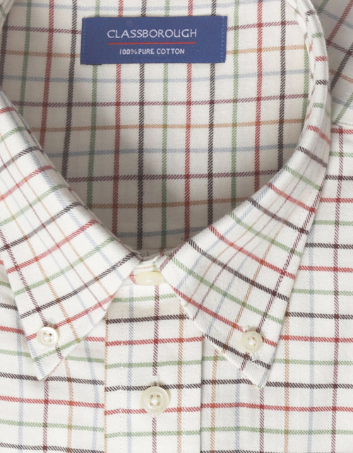 Overhemd brushed cotton | Bruin