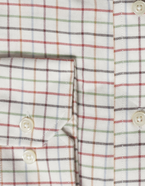 Overhemd brushed cotton | Bruin