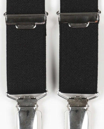 Smalle Bretels met clips | Zwart